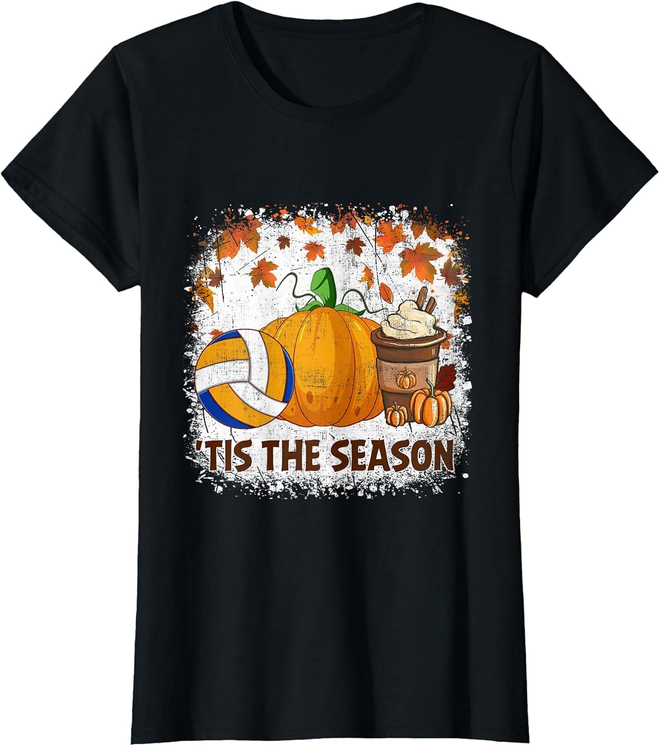 Pumpkin Spice Volleyball Tis The Season Fall Thanksgiving