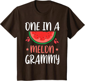Cute Watermelon One in A Melon Grammy Mother Son Daughter