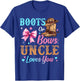 Boots or Bows Uncle Loves You Gender Reveal Family