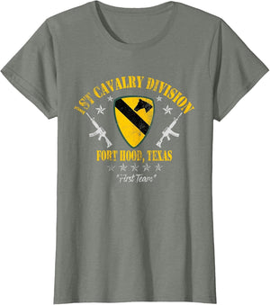 1st Cavalry Division Veteran Fort Hood, TX Patriotic Vintage