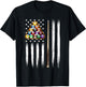 American Flag Billiard - 8 Ball Billiard Game Pool Player