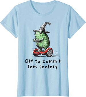 Whimsical Frog Wizard Off to Commit Tom Foolery Frog Meme