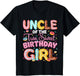 Uncle of The Two Sweet Birthday Girl Donut 2Nd Birthday