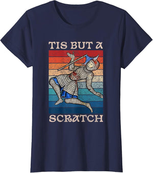 Tis But a Scratch Funny Medieval Knight Humor Joke
