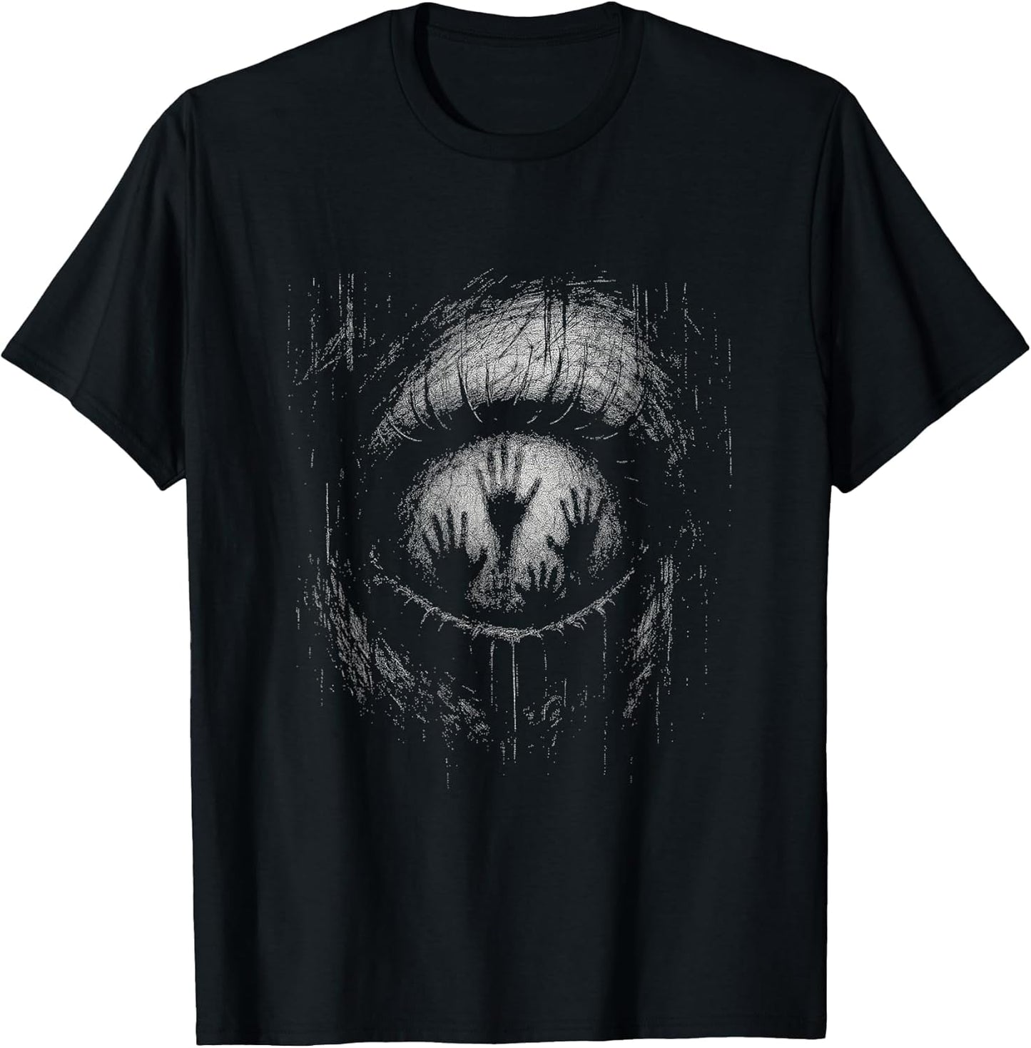 Horror Creepy Eye Ghost Hands Grunge Goth Alt Aesthetic