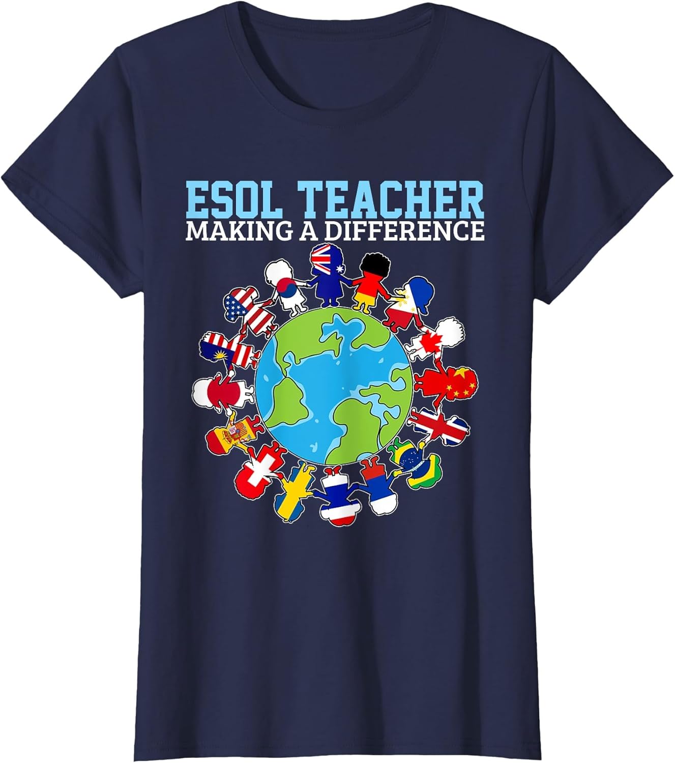 ESOL Teacher Making A Difference Teaching Different Races