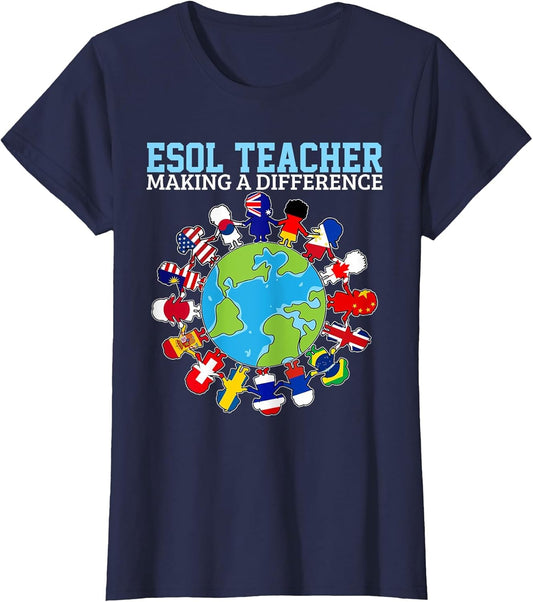 ESOL Teacher Making A Difference Teaching Different Races