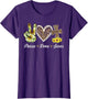 Leopard Peace Love Jesus Lovers Christ Cross Hippie