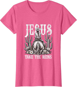 Jesus Take The Reins Western Cowgirl Design