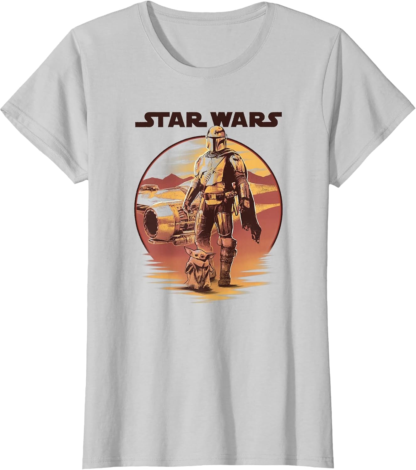 Star Wars: The Mandalorian Vintage Sunset Mando & Grogu