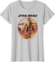 Star Wars: The Mandalorian Vintage Sunset Mando & Grogu