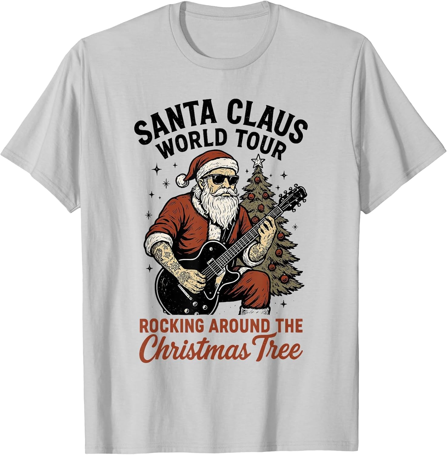 Rocking Around The Christmas Tree Shirt, Santa World Tour