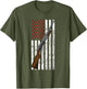 Clay Target Shooting USA Shotgun Flag - Shotgun & Cartridge