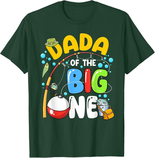 Dada of The Big One Fishing Birthday Boy Family Party