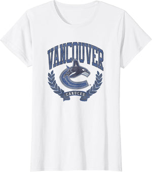 Vancouver Canucks Vintage Victory White Officially Licensed