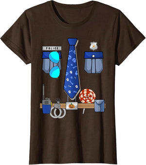 Police Officer Halloween Costume for Boys Cop Uniform