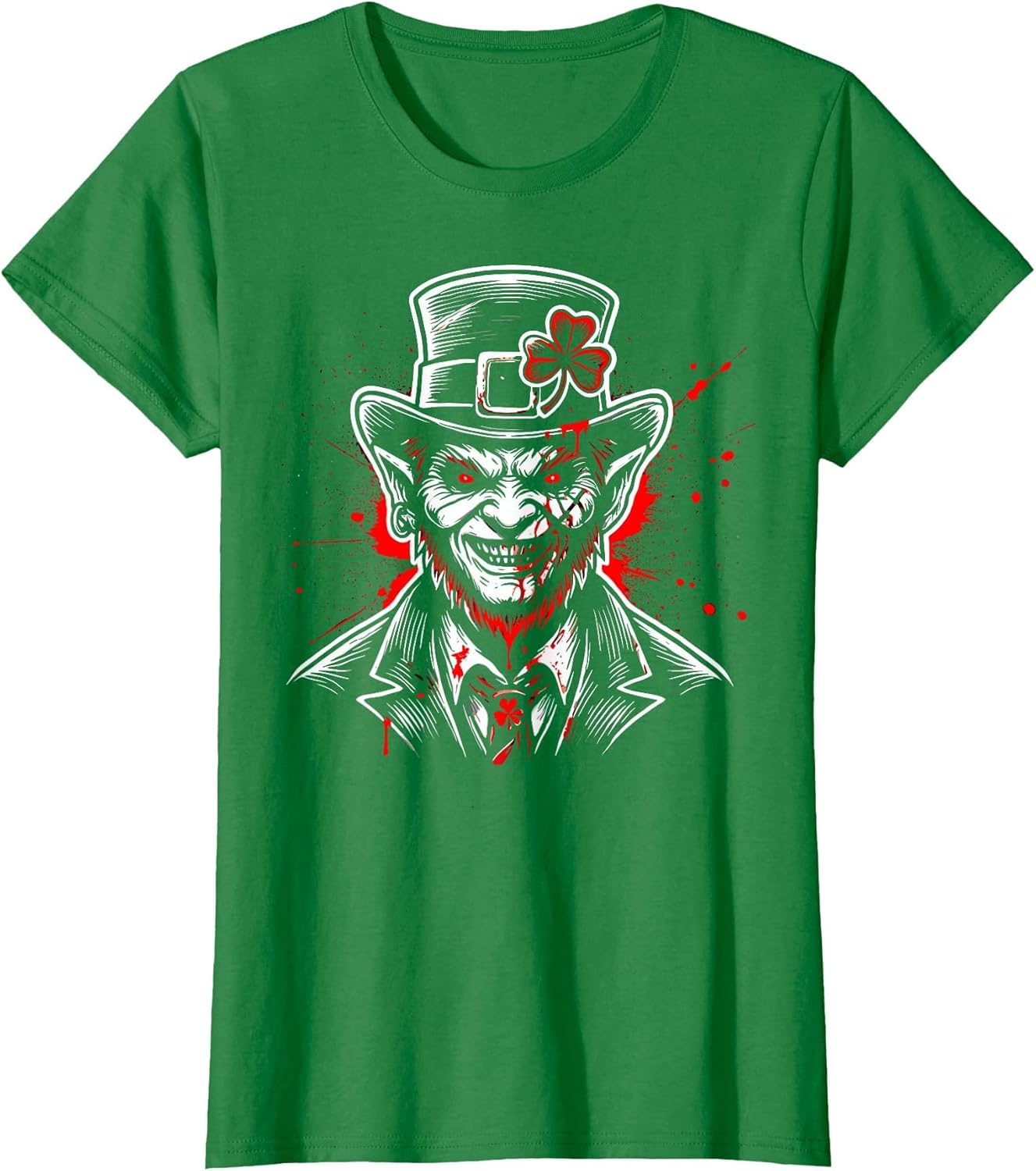 Scary Leprechaun Halloween Costume Creepy Bloody Killer
