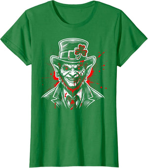 Scary Leprechaun Halloween Costume Creepy Bloody Killer