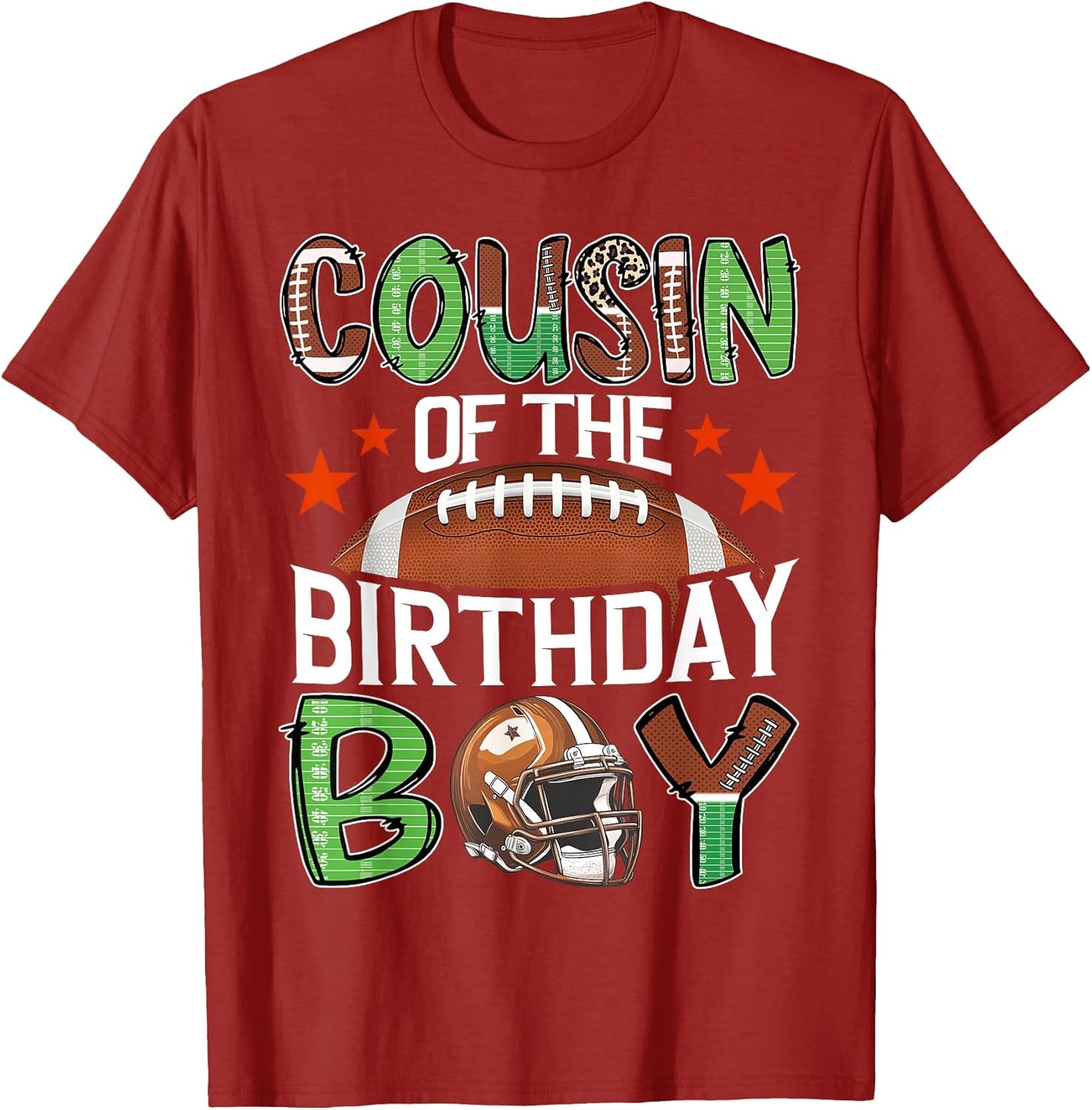Cousin of The Birthday Boy Game Day Football