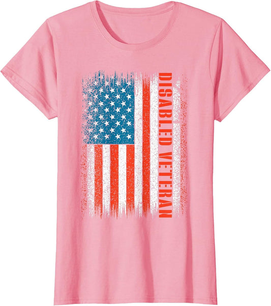 Disabled Veteran Lives Matter American Flag US Veterans Day