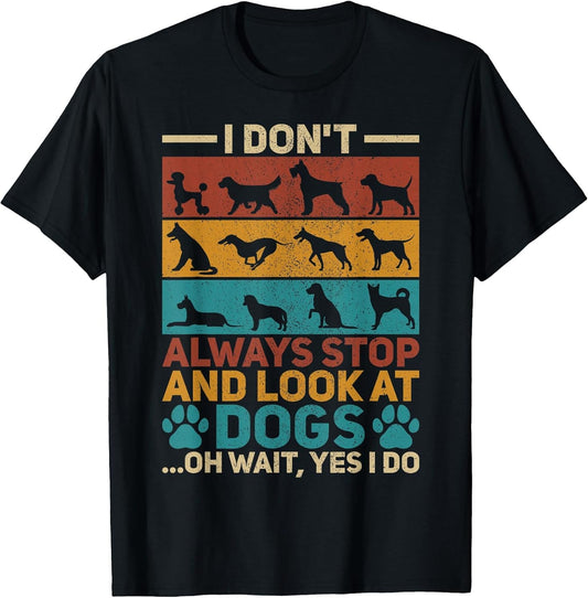 Types of Dog Vintage Animal Dog Lover Outfit Funny Dog Owner