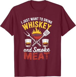 I Just Want to Drink Whiskey and Smoke Meat Pitmaster