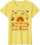 Blessed by God for 90 Years Yellow Sunflower Christian