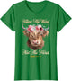 Follow The Word Not The Herd Christian Western Highland Cow