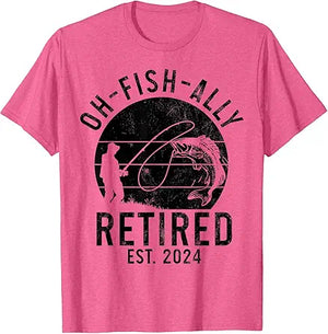 Fishing Retirement O-Fish-Ally Retired 2024 Fisherman