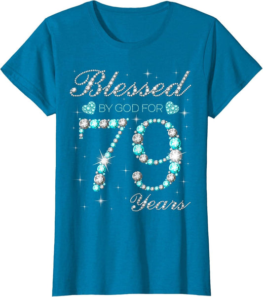 Blessed by God for 79 Years Old Woman 79th Birthday