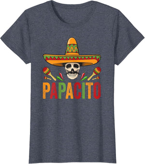 Papacito Shirt Funny Mexican Skull Cinco De Mayo