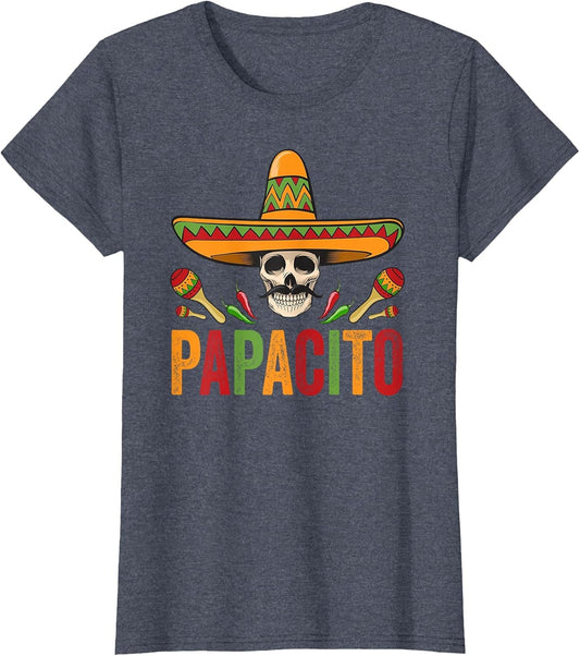 Papacito Shirt Funny Mexican Skull Cinco De Mayo