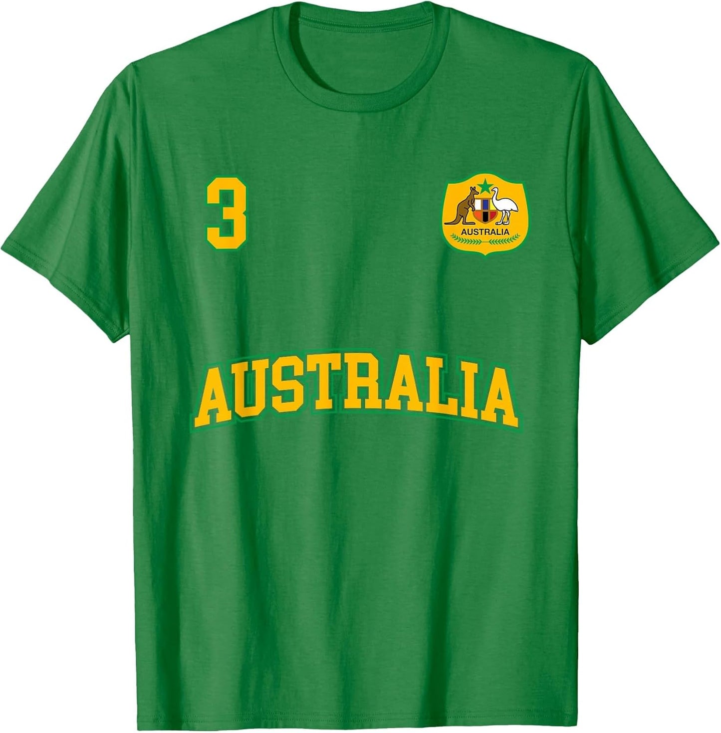 Australia Soccer Shirt No. 3 (+Back) Australian Sports Team
