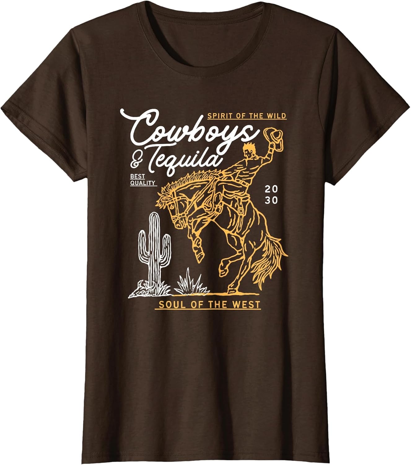 Cowboys and Tequila Country Rodeo Vintage Horse Riding Texas