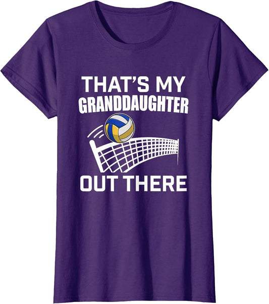 That's My Granddaughter Out There Volleyball Grandparent
