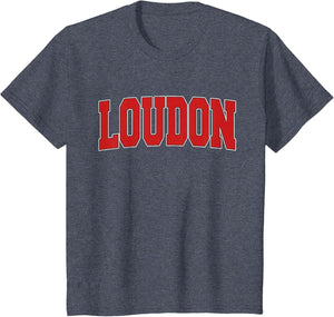 Loudon TN Tennessee Varsity Style USA Vintage Sports