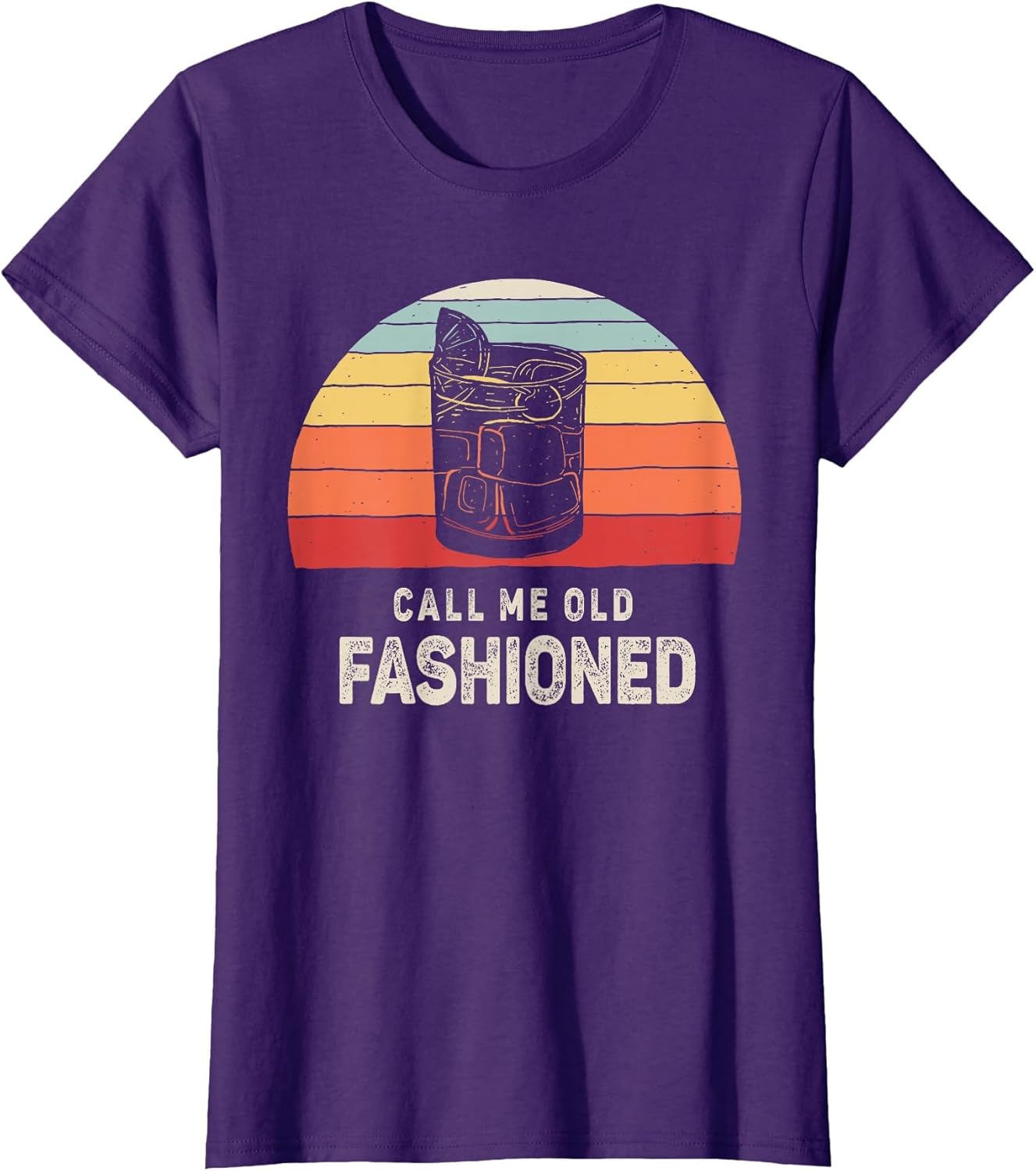 Vintage Retro Call Me Old Fashioned Whiskey Lover