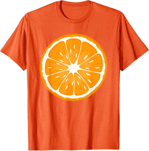 Orange Shirt Adults Kids Men Women Orange Fruit Costume