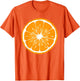 Orange Shirt Adults Kids Men Women Orange Fruit Costume