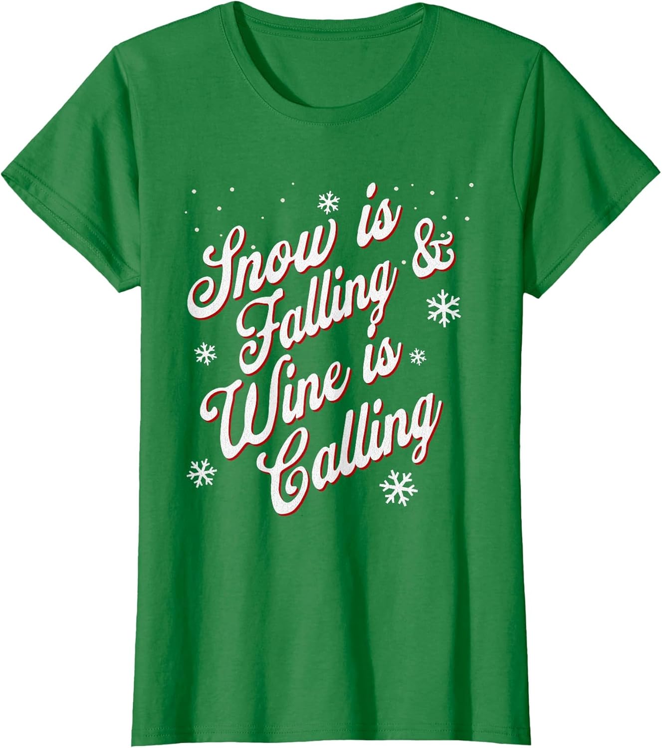 Snow is Falling and Wine is Calling Winter Design