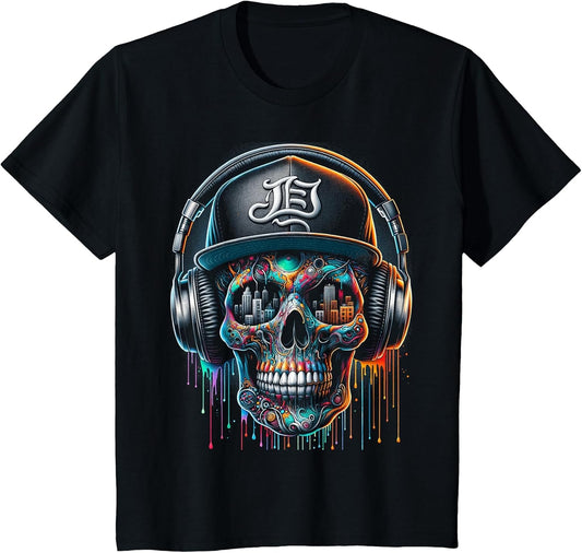 Dripping Paint Skull | Men Women XS - 6XL | Graphic