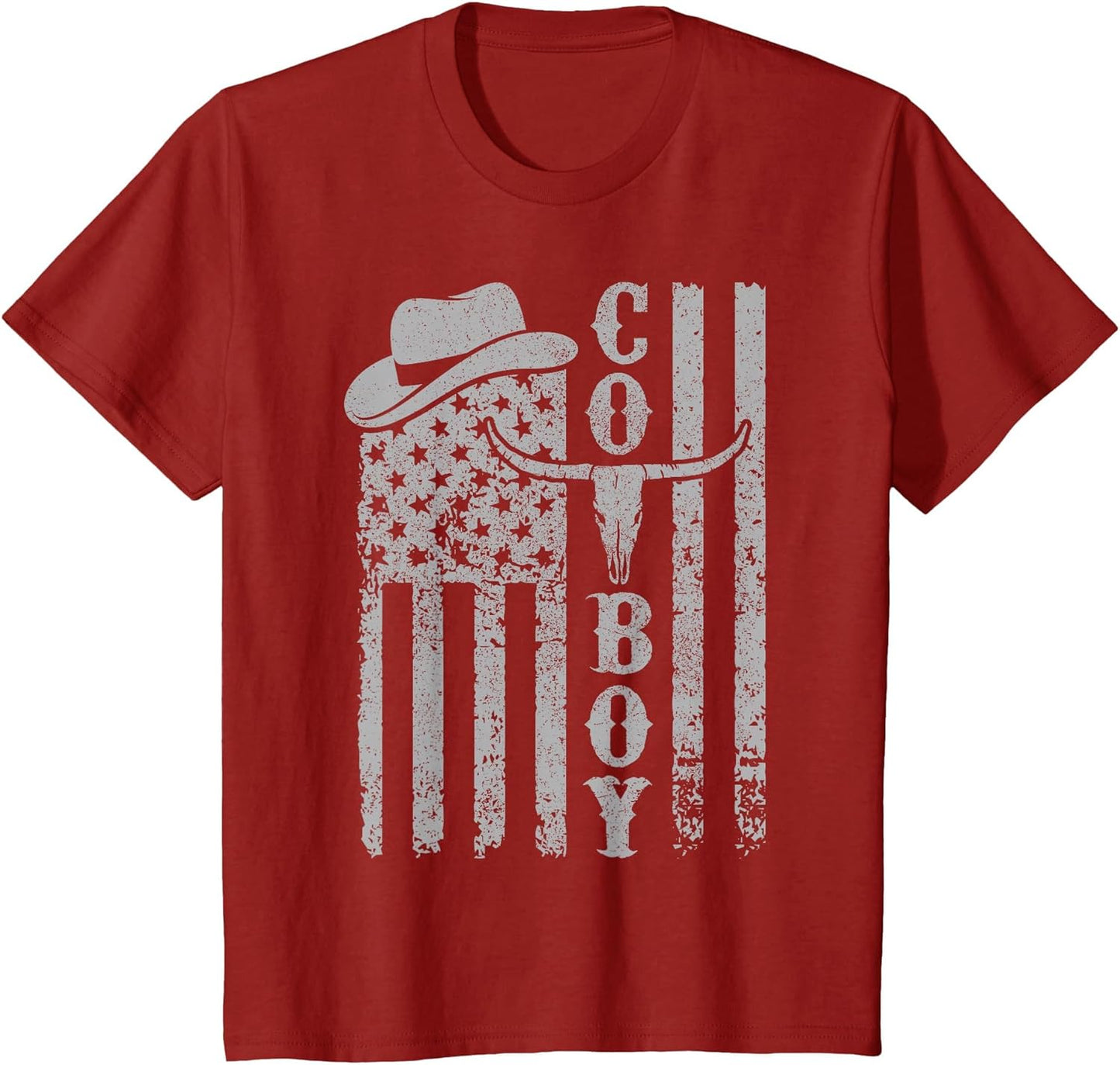 Western Country Men Teen Boy Kid Rodeo Southern Retro Cowboy