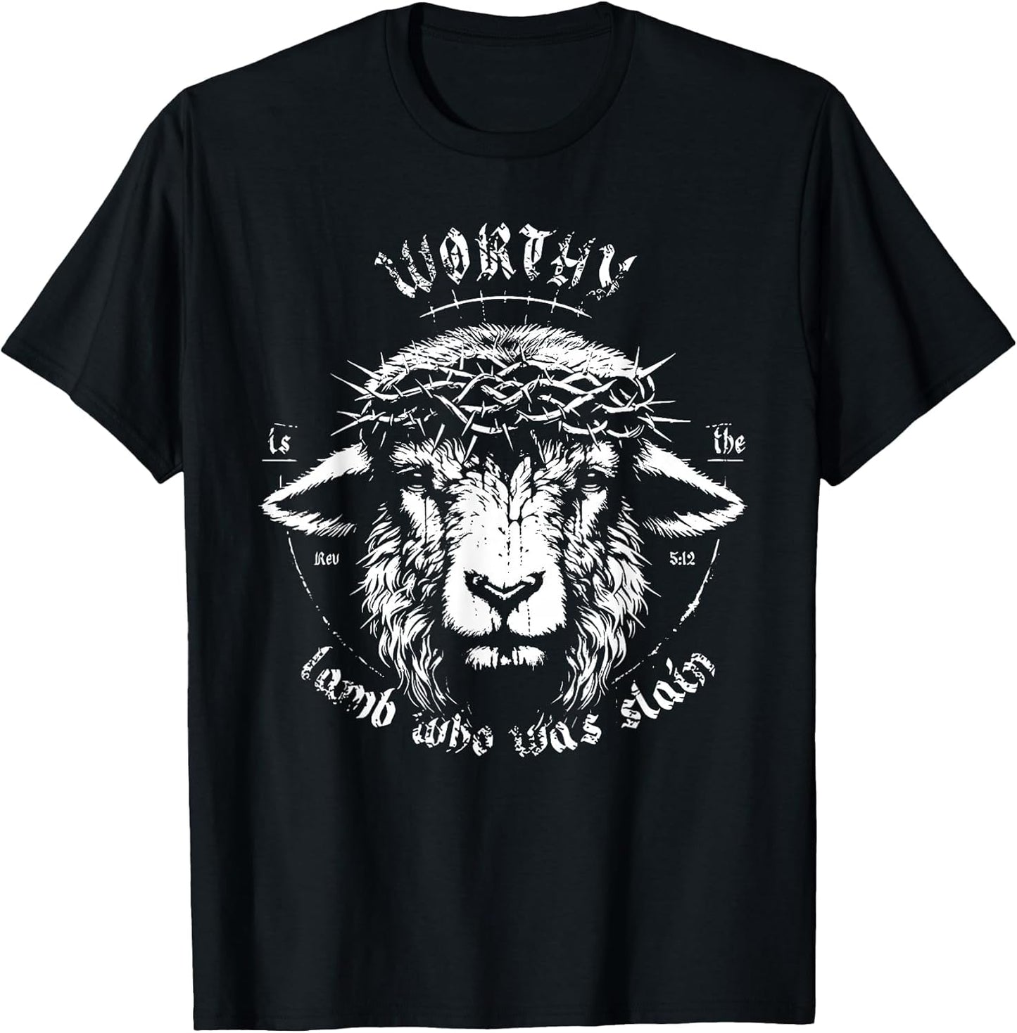 Worthy is The Lamb Who was Slain Revelation 5 12 Faith Art