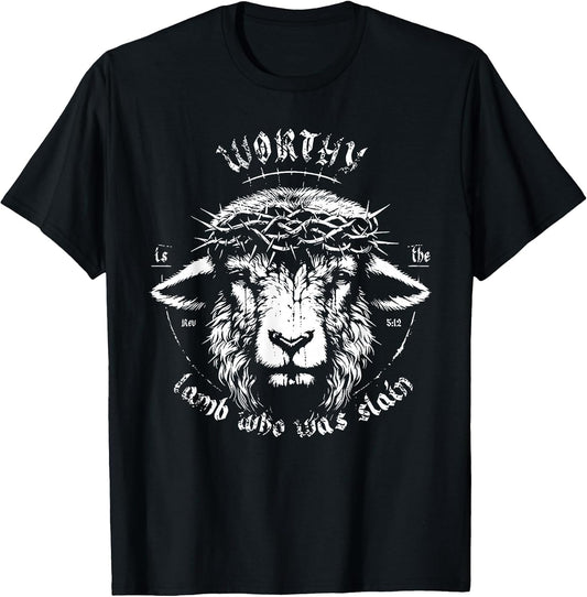 Worthy is The Lamb Who was Slain Revelation 5 12 Faith Art