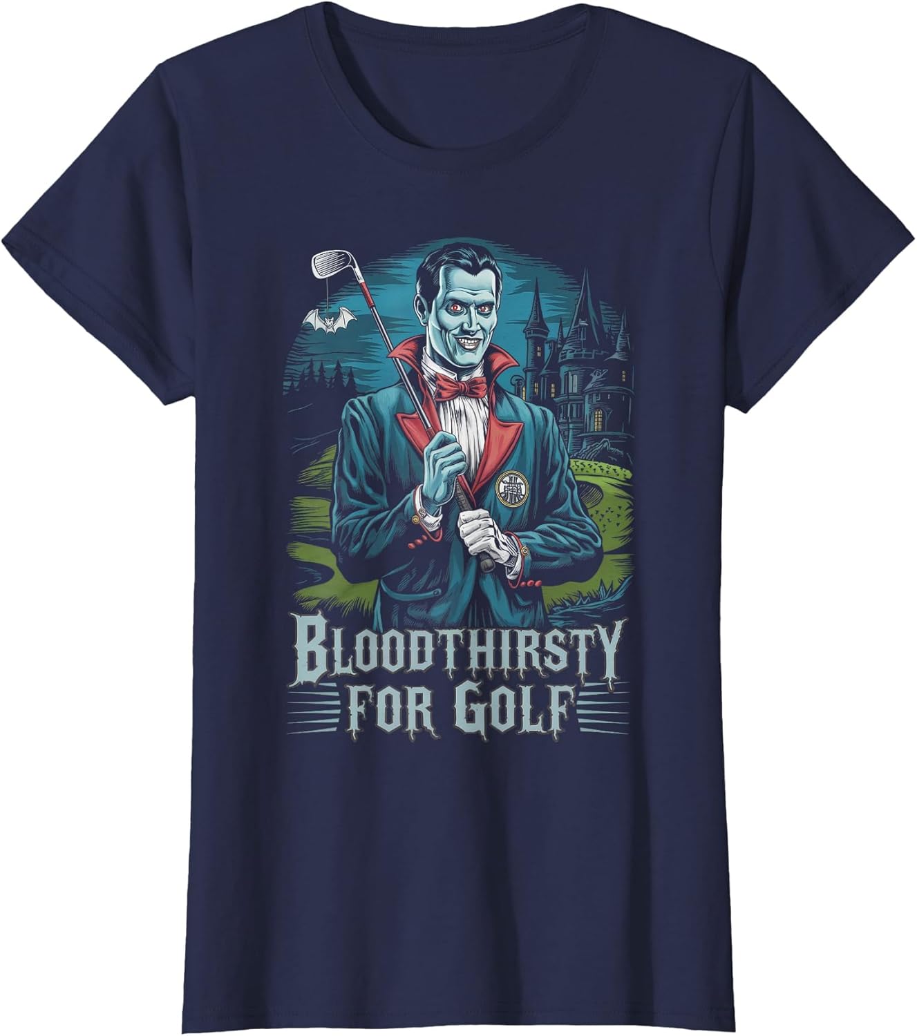 Bloodthirsty for Golf Halloween Golf Vampire