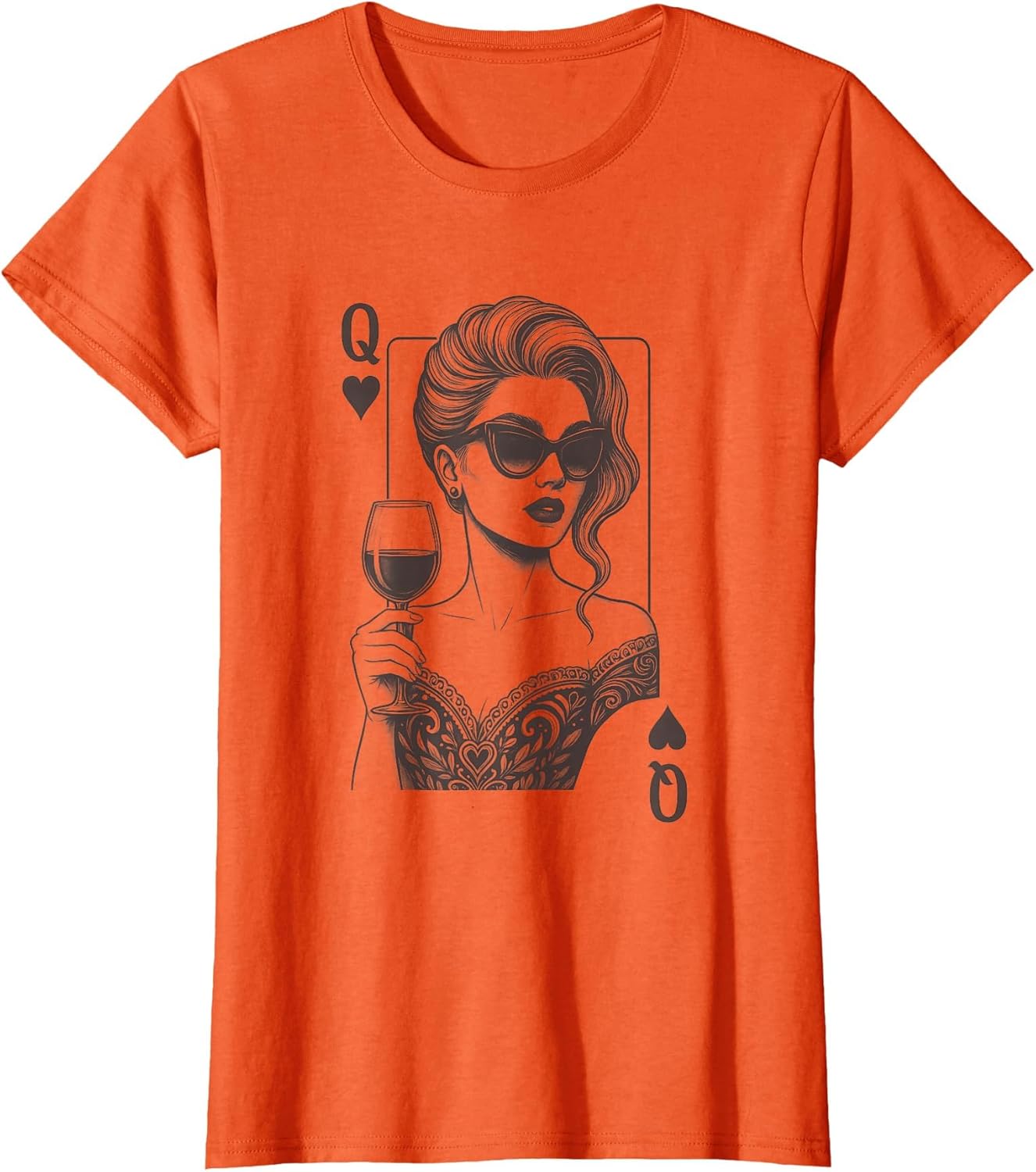 Queen of Hearts Playing Card Deck Women Vintage