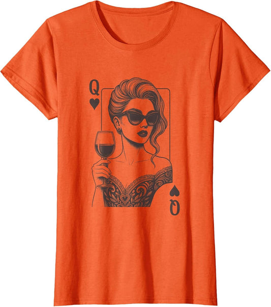 Queen of Hearts Playing Card Deck Women Vintage