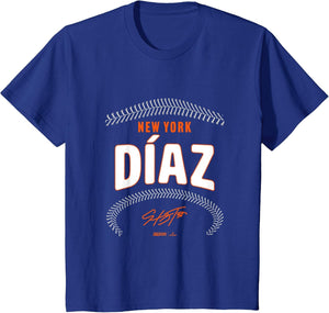 Edwin Diaz New York Baseball Name & Number (Front & Back)