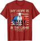 My Hope is in The Lamb Elephant Donkey USA Funny Scripture