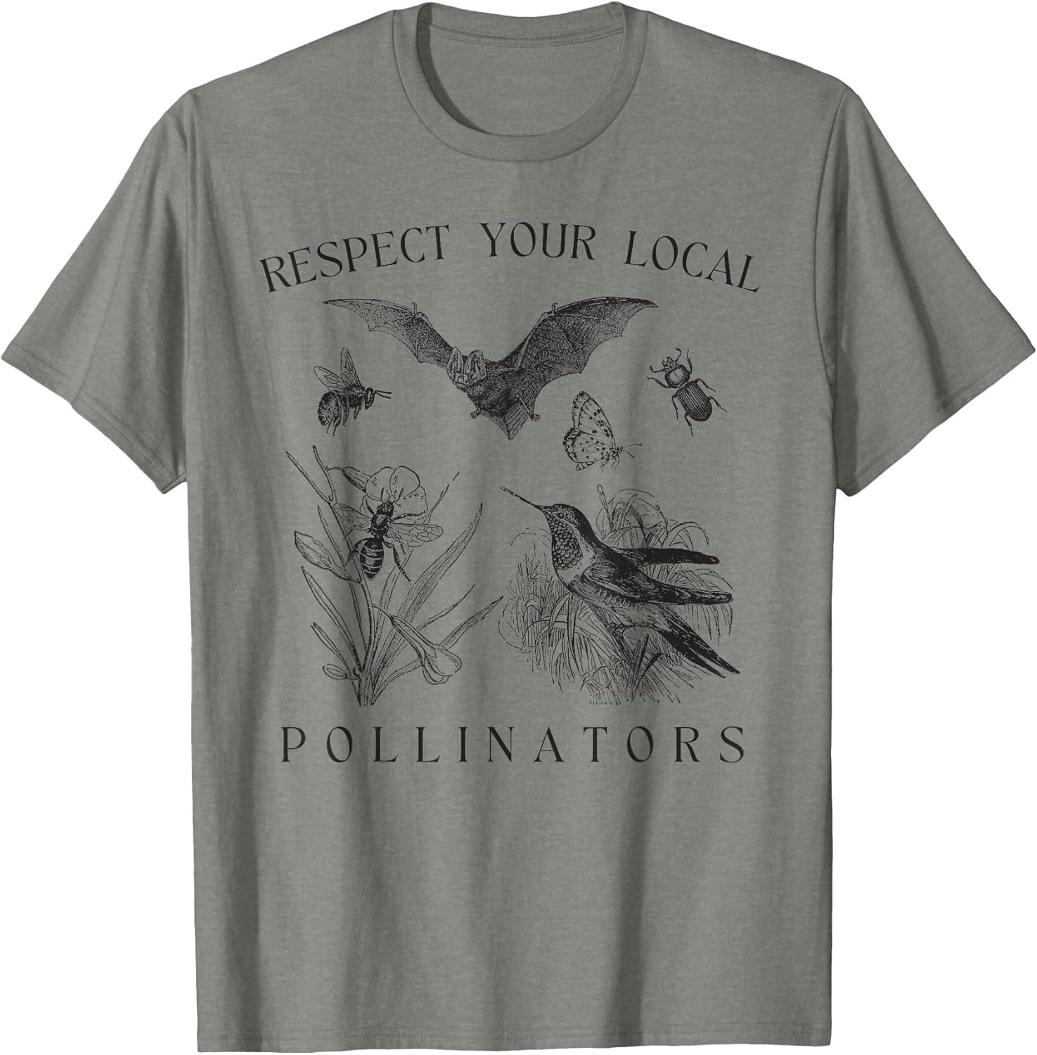 Respect Your Local Pollinators | Vintage Bug Protect Nature